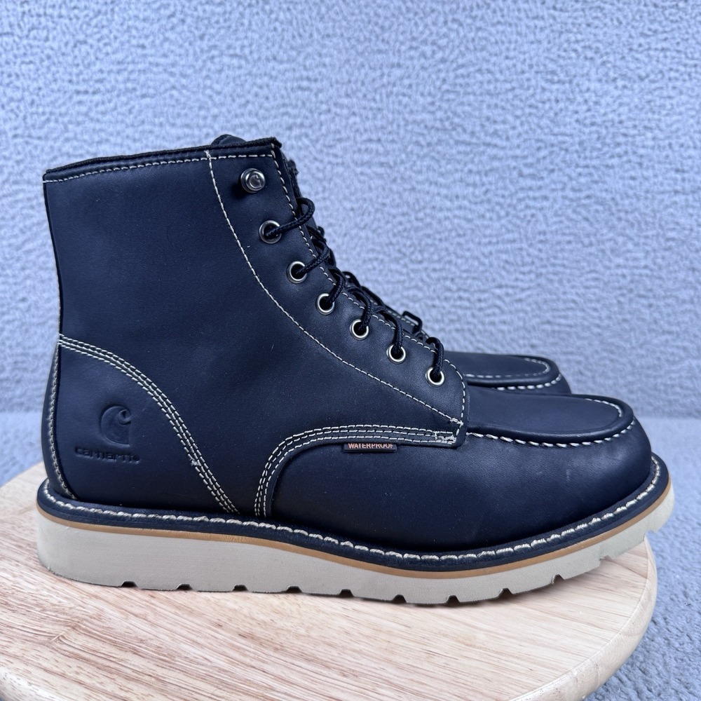Carhartt Men's 6" Mens Size 11 Black Soft Toe Waterproof Wedge Work Boot CMW6191